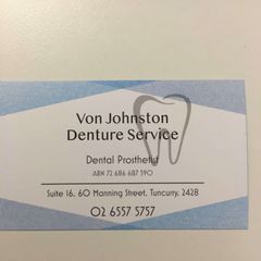 Von Johnston Denture Service logo