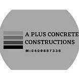 A Plus Concrete Constructions and Excavations logo