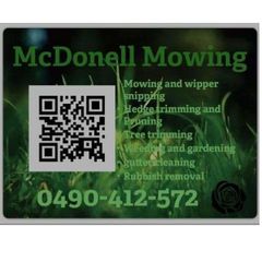 McDonell Mowing logo