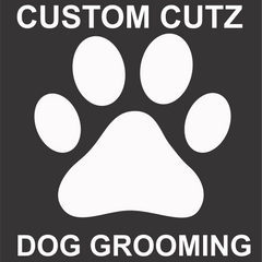 Custom Cutz Dog Grooming Blacksmiths logo