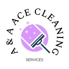 A and A's Ace Cleaning Service logo