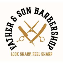 Father and Son Barbershop logo