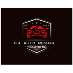 B.A Auto Repair Mechanic logo