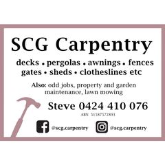 SCG Carpentry logo