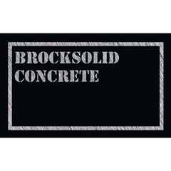 Brocksolid Concrete logo