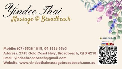 Yindee Thai Massage Broadbeach gallery image 14