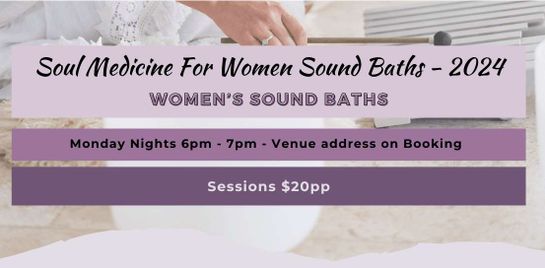 Immerse in Serenity: Women's Sound Bath Sessions