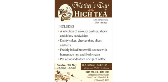 Mother's Day High Tea 