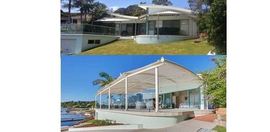 Transformation of a Residential Shade Structure over balcony!!!