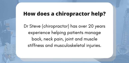 How does a Chiropractor help?