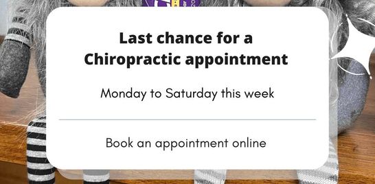 Last chance for an appointment!