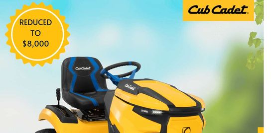 Cub Cadet - the future of ride on mowers!