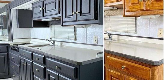 Kitchen Cabinets Restoration 