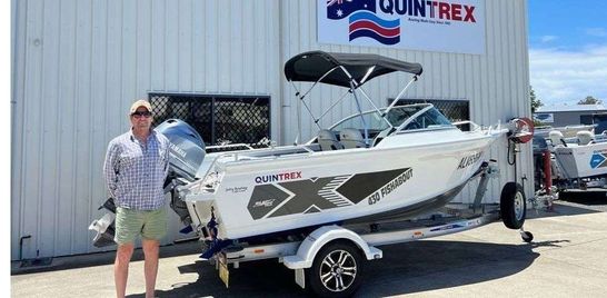 Warren picked up this pre-loved Quintrex 430 Fishabout