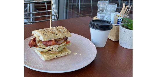 Spicy BLT and a Coffee