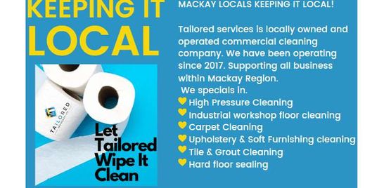 Tailored Services is your locally owned and operated Commercial cleaning co