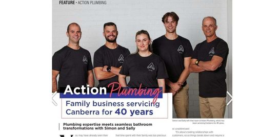 Action Plumbing celebrating 40 years of great service in 2023