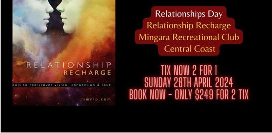Relationships Day - Now 2 for 1 - Book Now