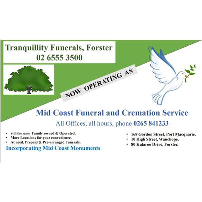 Tranquillity Funerals Forster-Tuncurry & Surrounding Areas gallery image 1