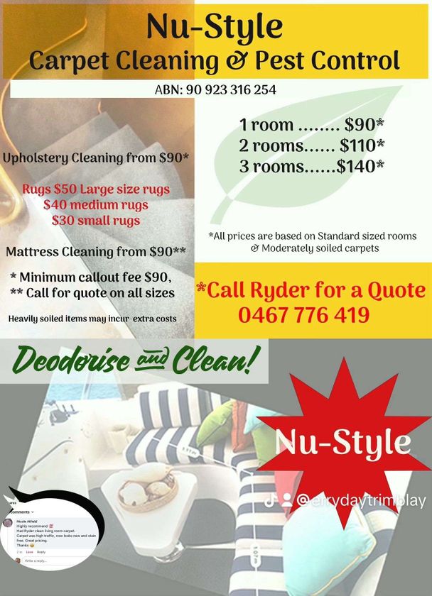 Nu style Carpet Cleaning and Pest Control featured image
