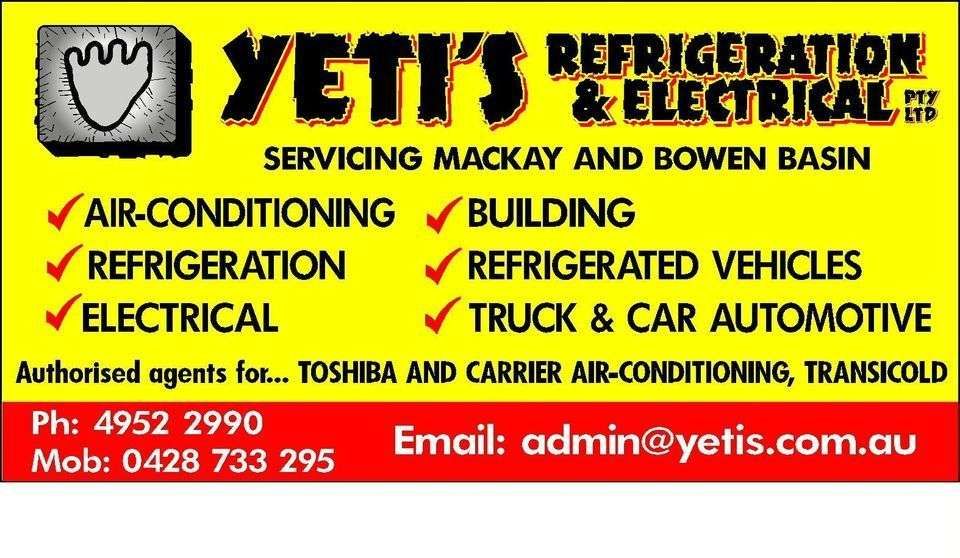 Yeti's Refrigeration & Electrical Pty Ltd featured image